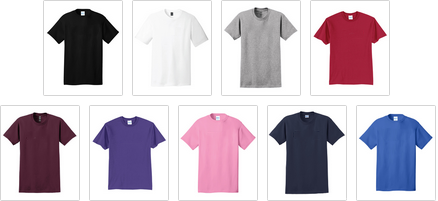 9 T-Shirt Colors
